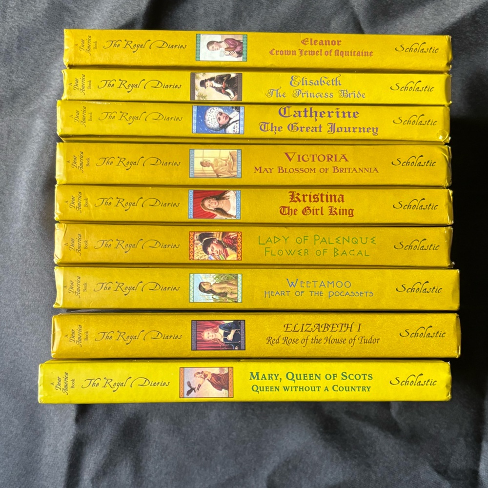 Set of 9 The Royal Diaries books